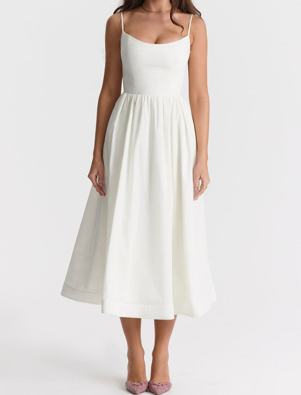 Elegantes Midikleid Berlin Chic Damenkleid
