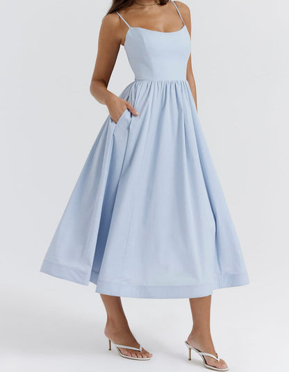 Elegantes Midikleid Berlin Chic Damenkleid