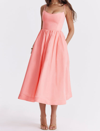 Elegantes Midikleid Berlin Chic Damenkleid