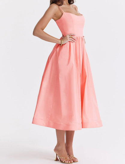 Elegantes Midikleid Berlin Chic Damenkleid