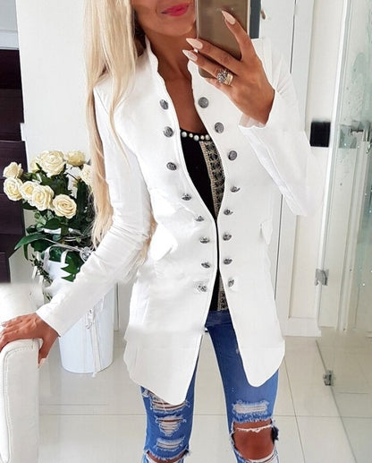 Zweireihiger Wintermantel Modern Glamour - BerlinGlamour