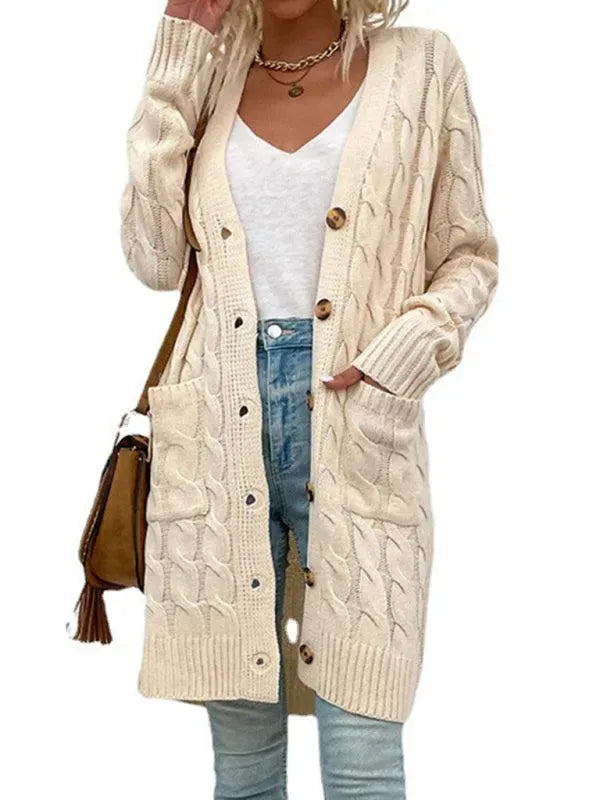 Frauen Strickjacke Modern Twist Pullover