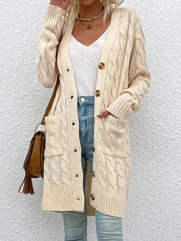 Frauen Strickjacke Modern Twist Pullover - BerlinGlamour