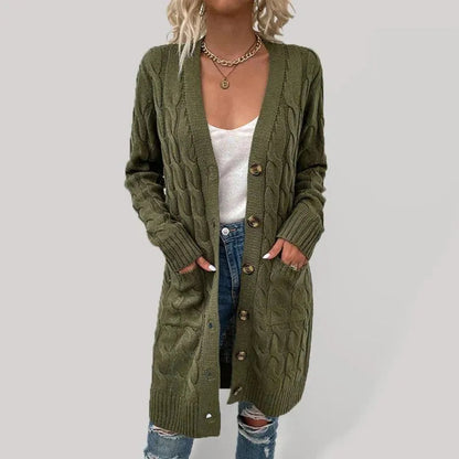 Frauen Strickjacke Modern Twist Pullover