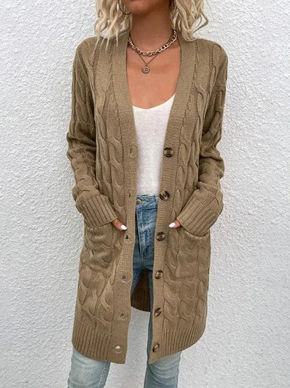 Frauen Strickjacke Modern Twist Pullover
