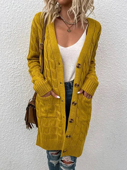 Frauen Strickjacke Modern Twist Pullover