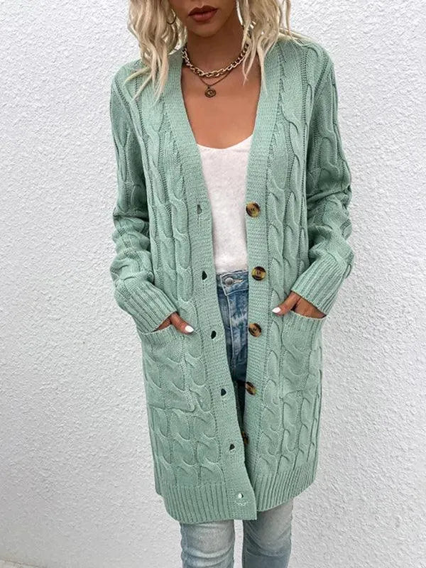 Frauen Strickjacke Modern Twist Pullover