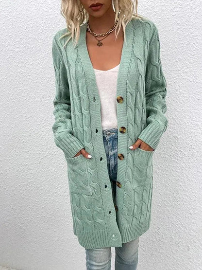 Frauen Strickjacke Modern Twist Pullover