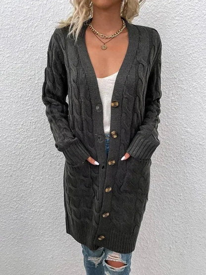 Frauen Strickjacke Modern Twist Pullover