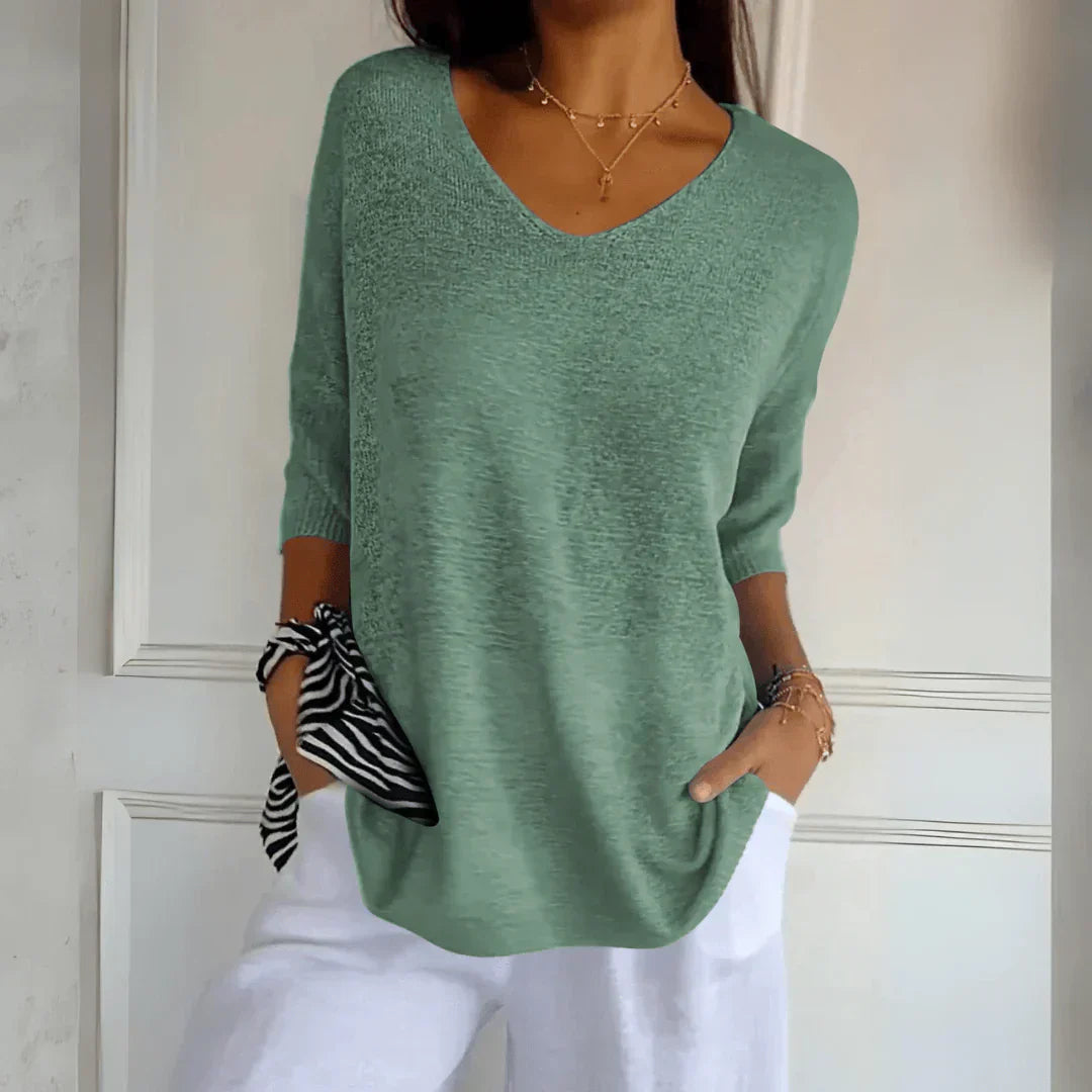 Elegantes Damen Top Entspannt Modern