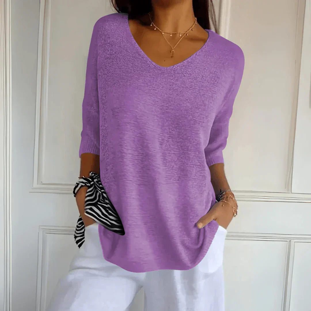 Elegantes Damen Top Entspannt Modern