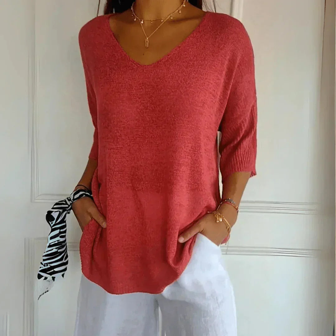 Elegantes Damen Top Entspannt Modern - BerlinGlamour