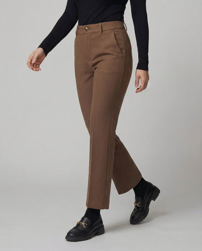 Weite Damen Stoffhose Flare Style - BerlinGlamour