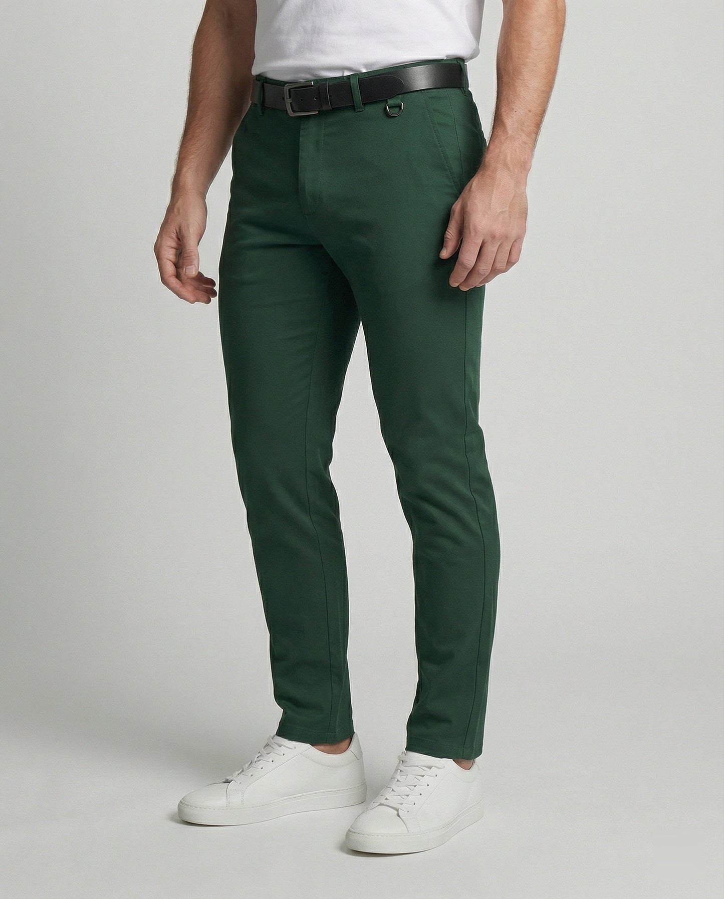 Herren Slimfit Hosen Bequem Chinohose Modern