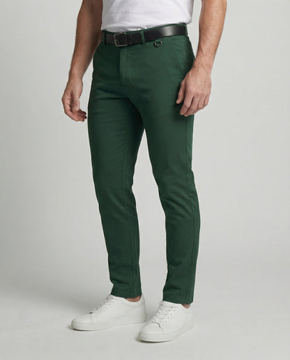 Herren Slimfit Hosen Bequem Chinohose Modern