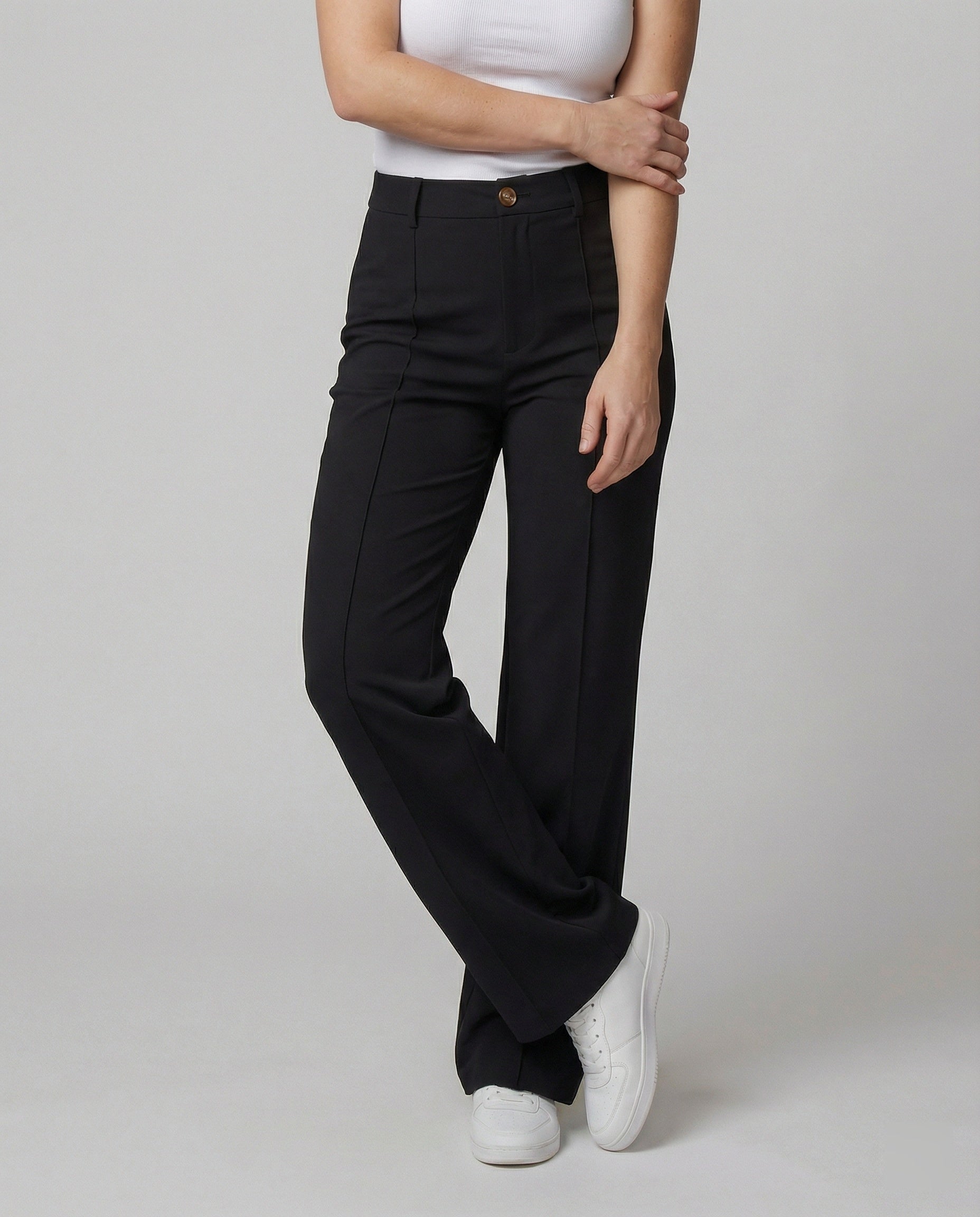 Elegante Damen Marlenehose Weitbeinig Damen Hose - BerlinGlamour
