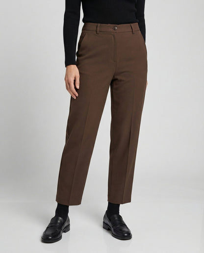 Damen Hose Hoher Bund Stretch