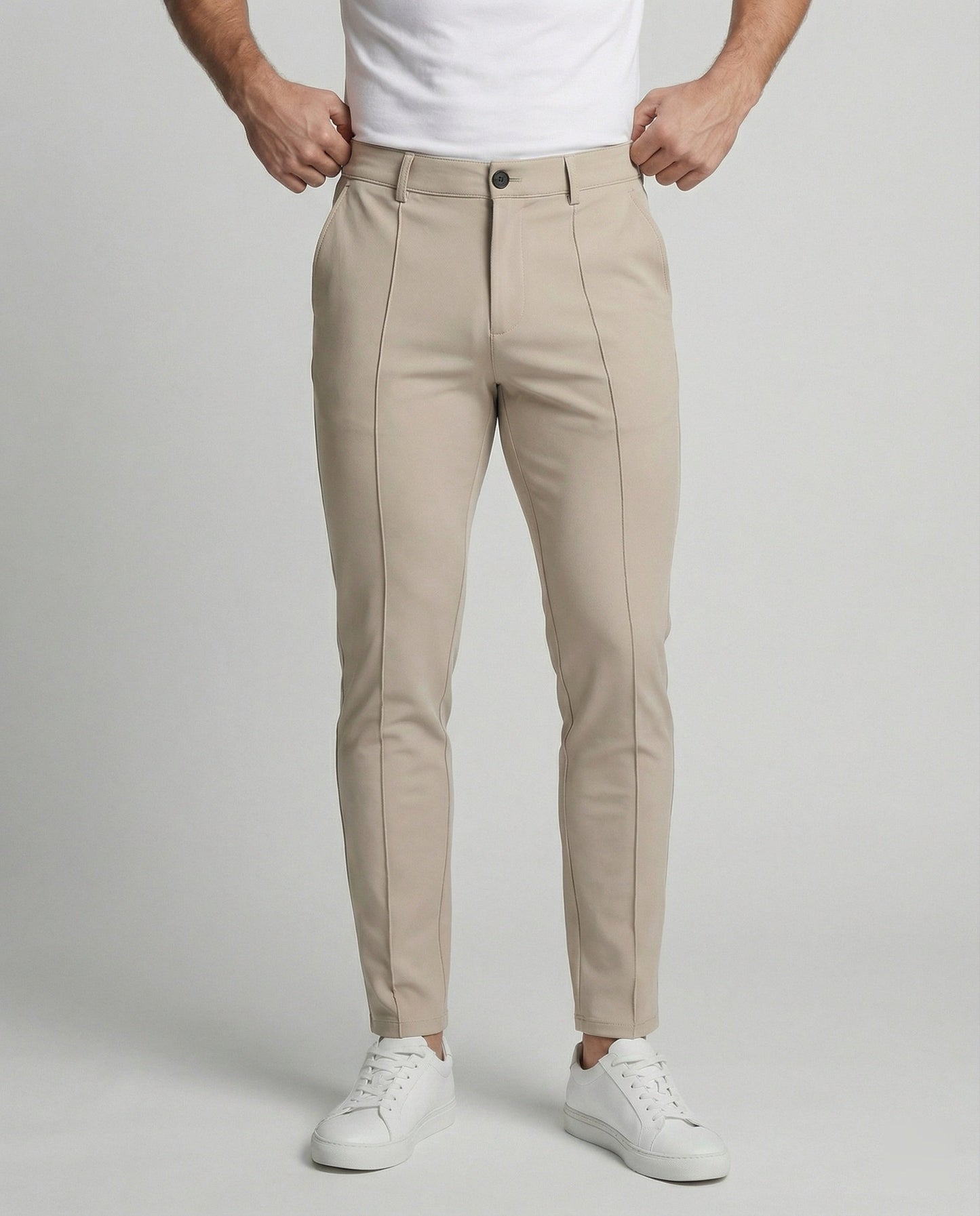 Herren Slim Fit Chino Hose Stretch Bequem - BerlinGlamour