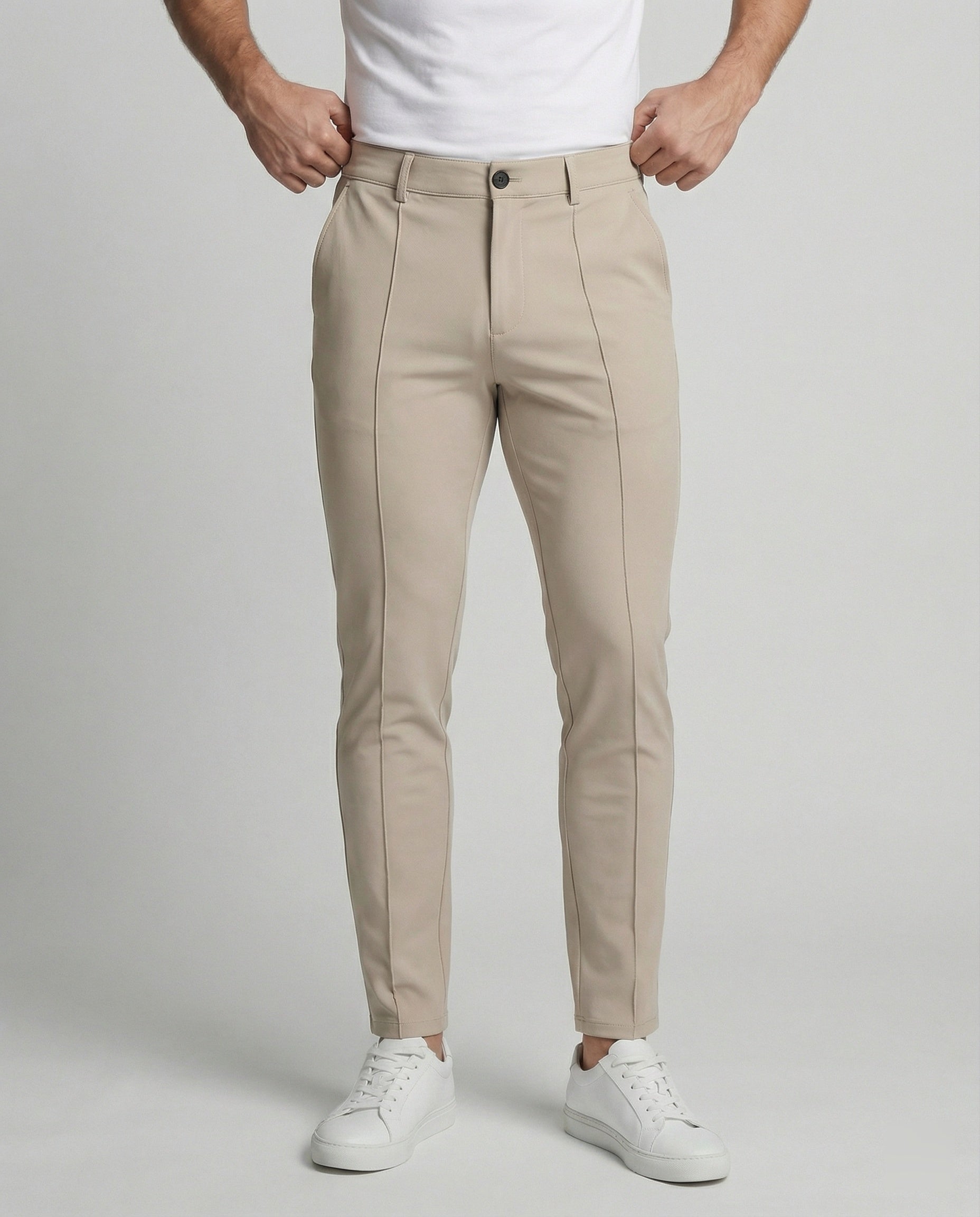Herren Slim Fit Chino Hose Stretch Bequem - BerlinGlamour