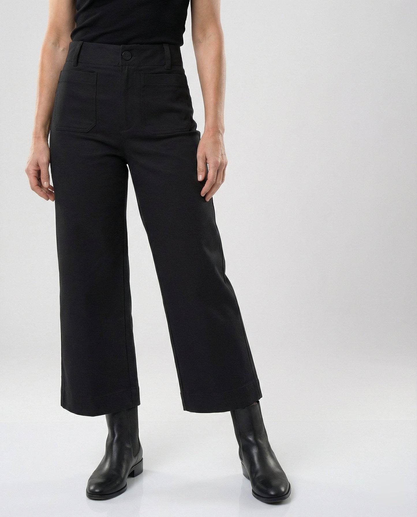 Damenhose Bequem Weite Hose mit modischem Schnitt - BerlinGlamour