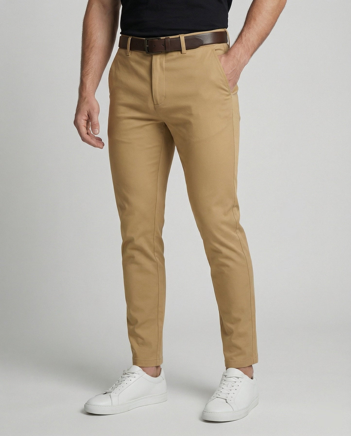 Herren Slimfit Chino Hose Vielseitig Elegant