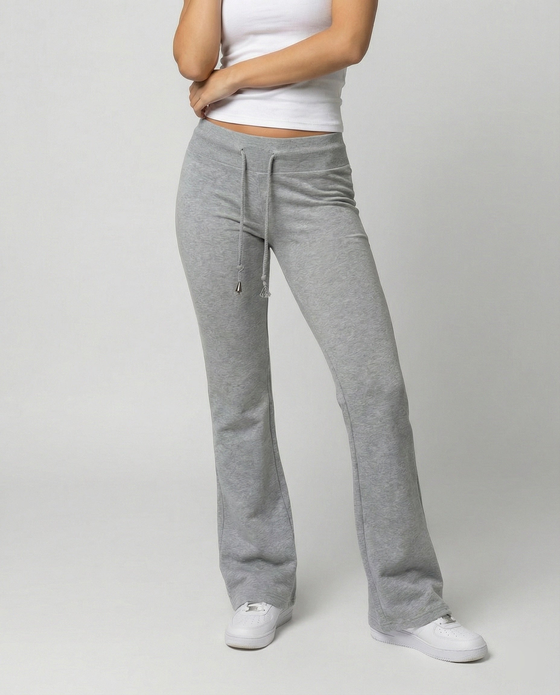 Damen Sweatpants Hochtailliert Bequem - BerlinGlamour