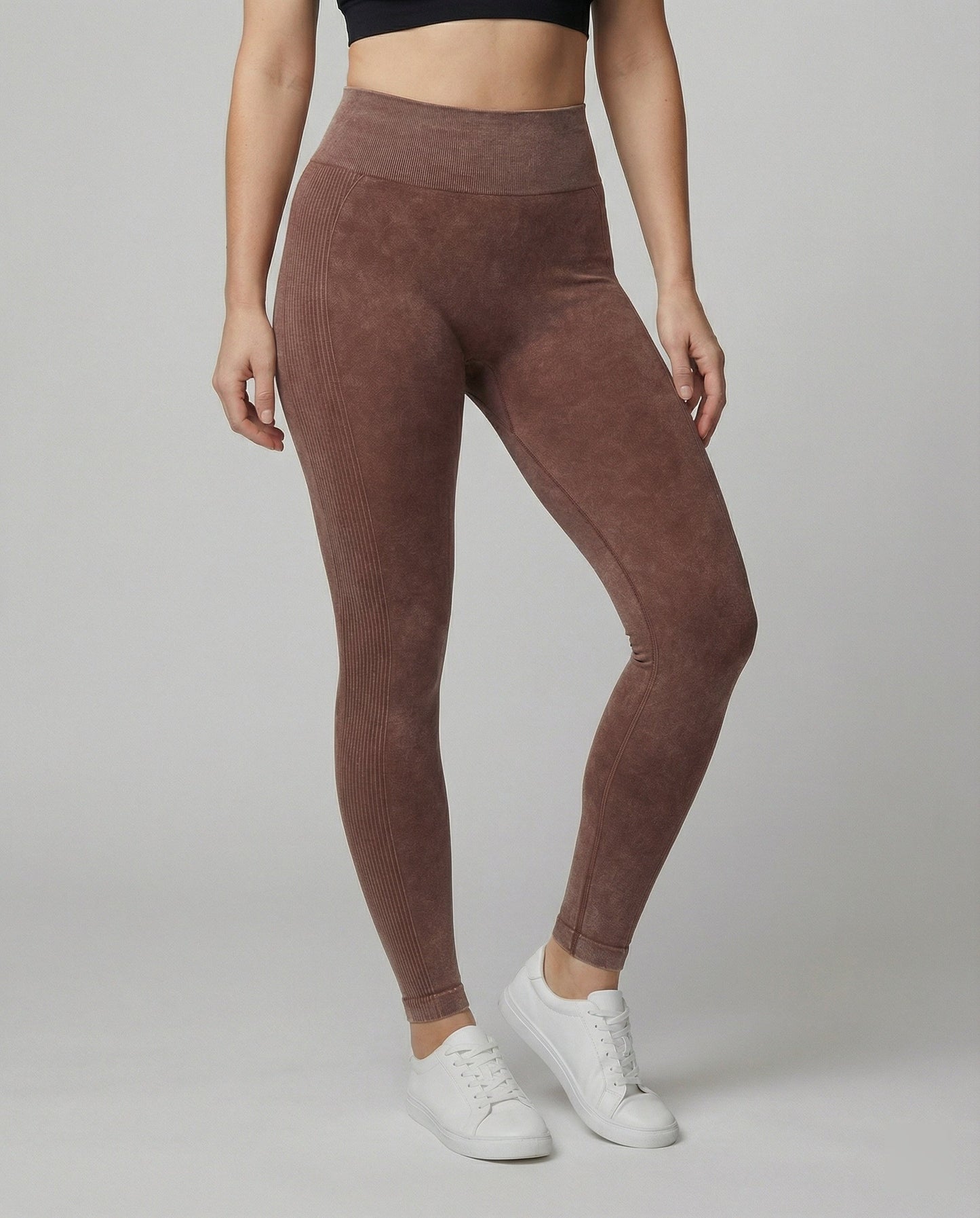 Damen Sportleggings Stretch Bequem Fitness