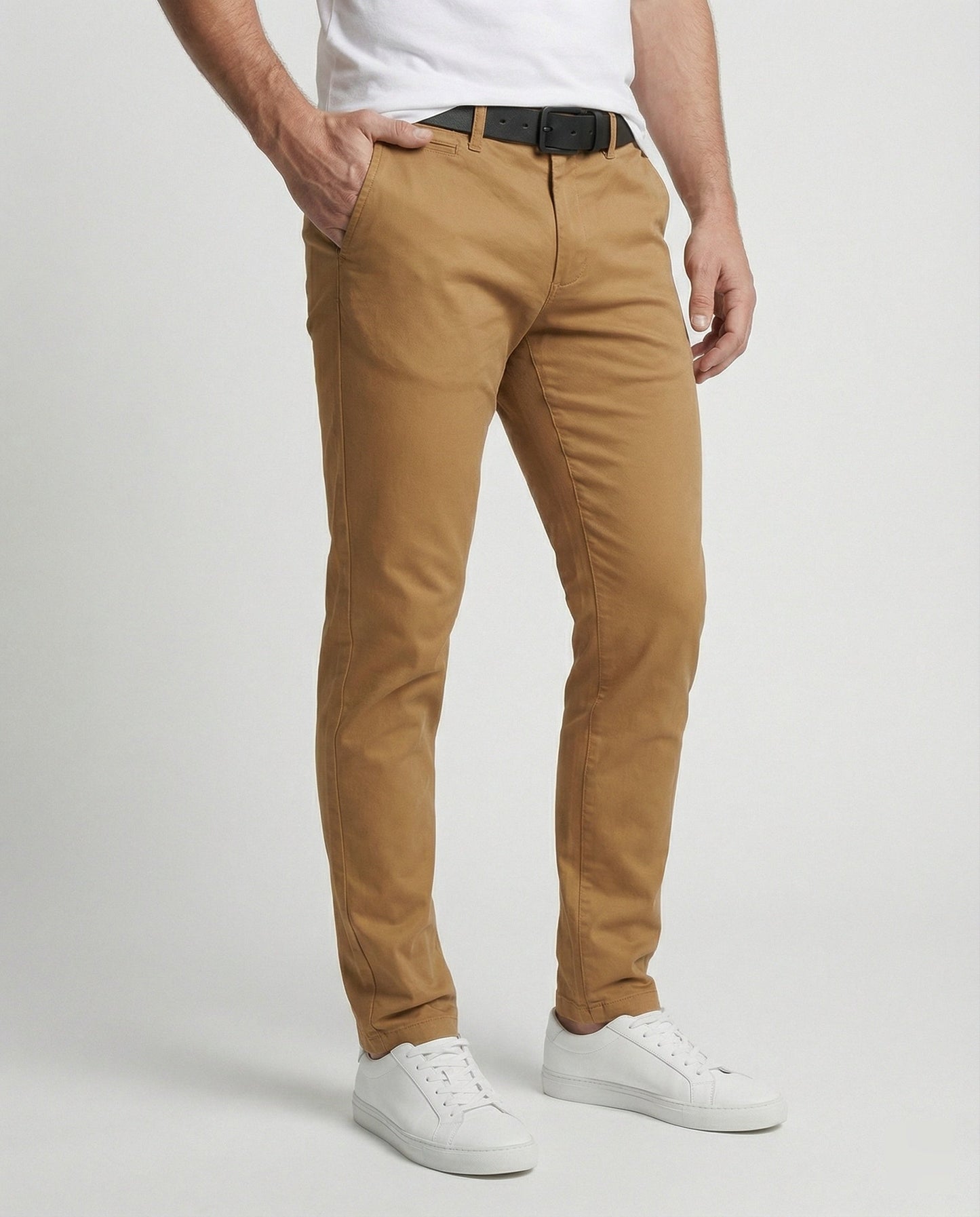 Herren Slimfit Chinos Hose Modern