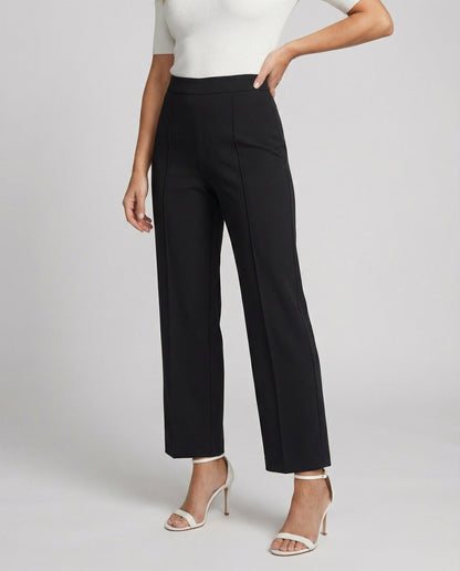 Modische Damen Anzughose Elegant Schwarz