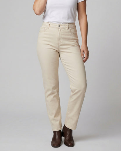 Schmale Damen Stoffhose Elegant Slim Fit - BerlinGlamour