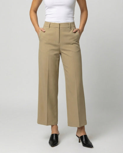 Damenhose Weite Bein Modern Komfortabel - BerlinGlamour