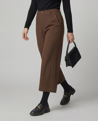Damen Stoffhose Weite Bequem Klassisch - BerlinGlamour