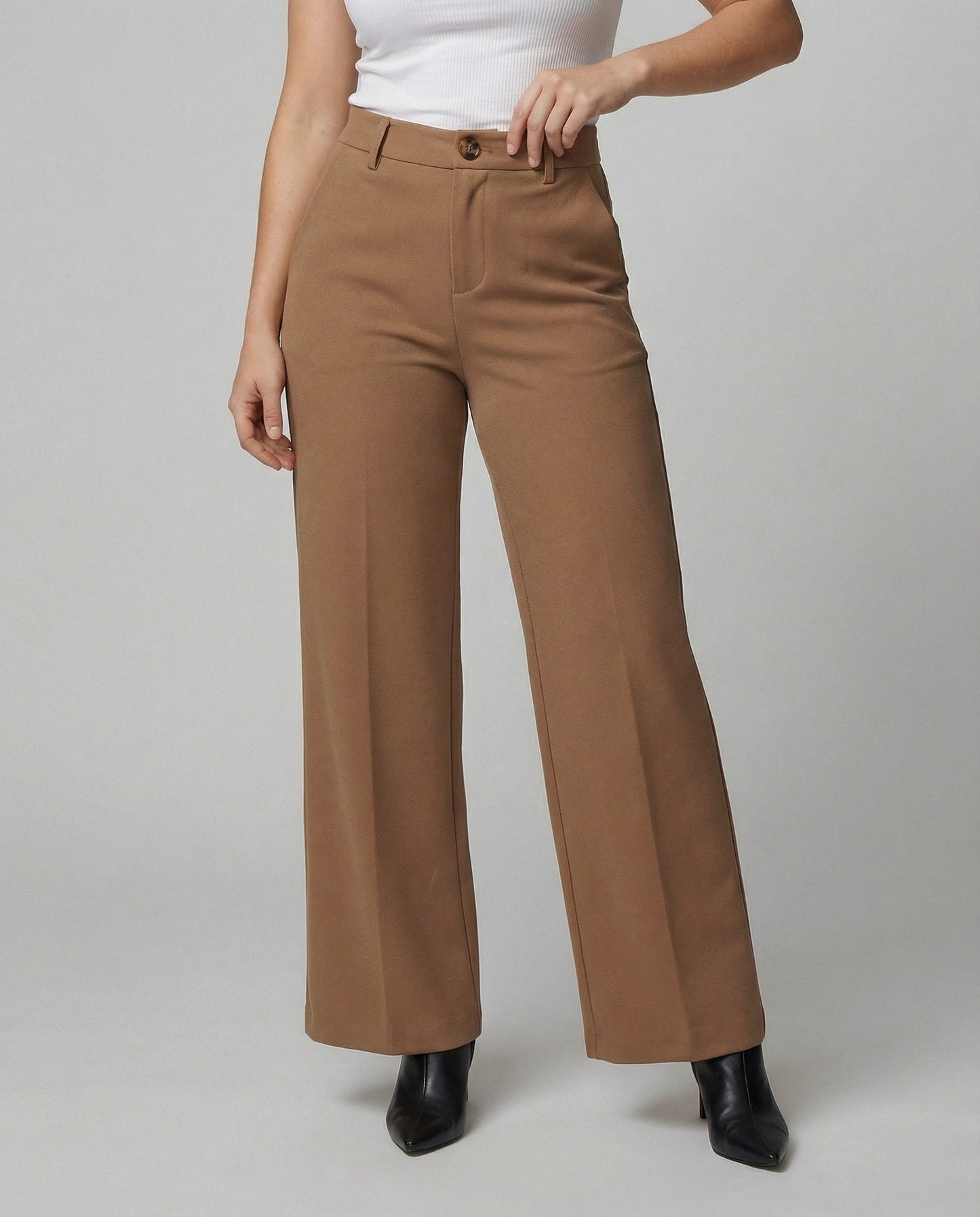 Damen Hose High Waist Weite Bequem