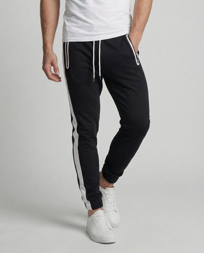 Herren Jogginghose Sportlich Bequem mit Seitentaschen - BerlinGlamour