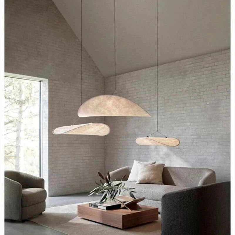 Seidenpendelleuchte Modern Schick Design