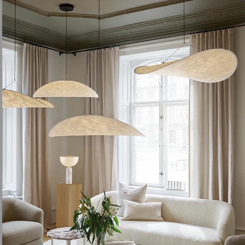 Seidenpendelleuchte Modern Schick Design