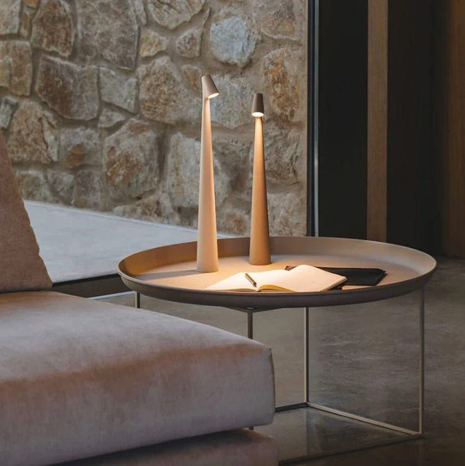 LED Tischlampe Kabellos Minimalistisch Nordisch Dimmbar