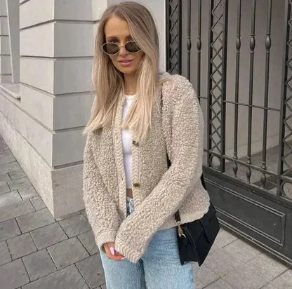 Weiche Teddyjacke Warm für Herbst und Winter - BerlinGlamour