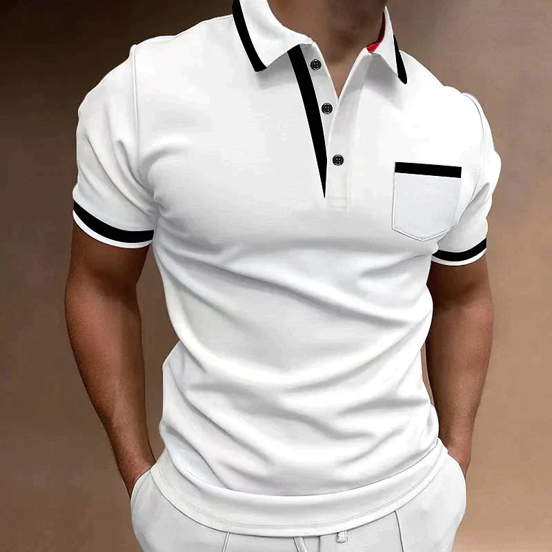 Herren Polo Shirt Klassisch Elegantes Slim Fit - BerlinGlamour