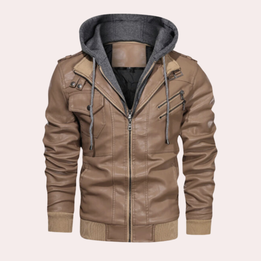 Hochwertige Lederjacke für den Winter - Modell Arnulf
