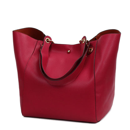 Elegante Leder Umhängetasche für Frauen Groß