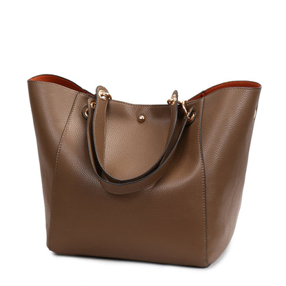 Elegante Leder Umhängetasche für Frauen Groß