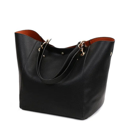 Elegante Leder Umhängetasche für Frauen Groß