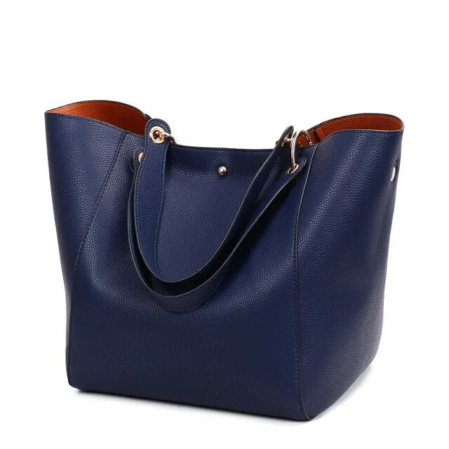 Elegante Leder Umhängetasche für Frauen Groß
