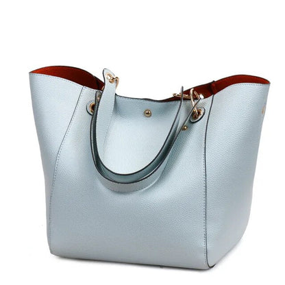 Elegante Leder Umhängetasche für Frauen Groß