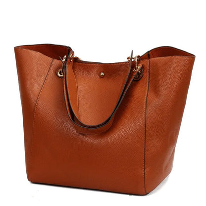 Elegante Leder Umhängetasche für Frauen Groß