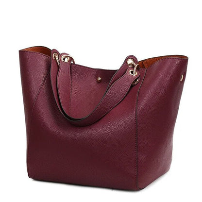Elegante Leder Umhängetasche für Frauen Groß