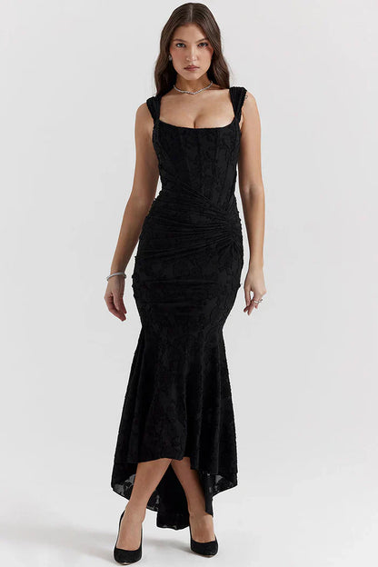 Abendkleid Spitze Schulterfrei Figurbetonter Eleganz