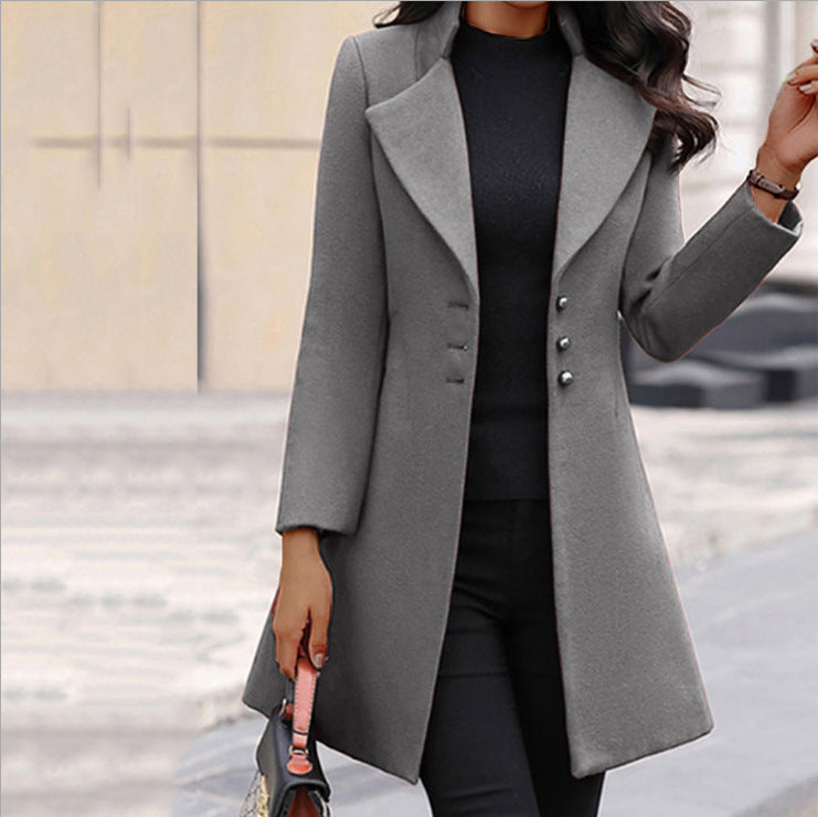 Eleganter Damen Mantel Berlin Stil
