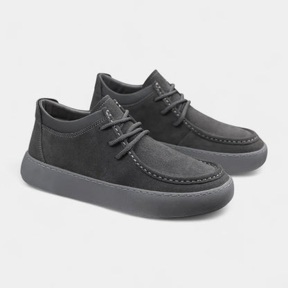 Herren-Sneaker Wildlederoptik Schnürschuhe Bequem